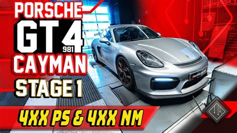 Porsche Cayman Gt Software Stage Chiptuning Dyno