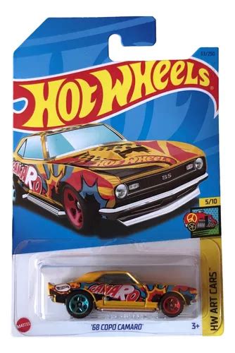 Carrito Hot Wheels Copo Camaro Hw Art Cars Mattel Nuevo Meses sin interés