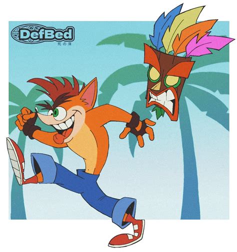 Crash And Aku Aku By Me Rcrashbandicoot