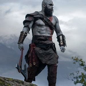 Kratos Costume God of War Cosplay Leather Armor for LARP and Medieval ...