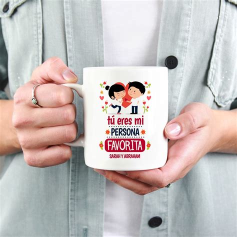 Taza Sublimada Estilo Eres Mi Persona Favorita 11oz Cerámica 95 00