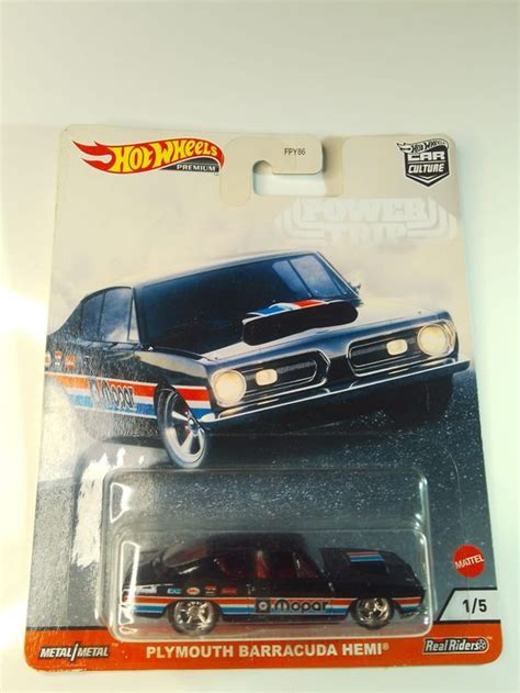 Hot Wheels Premium PLYMOUTH BARRACUDA HEMI Car Culture RR Neu Und Originalverpackt In
