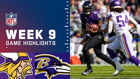 Vikings vs. Ravens Week 9 Highlights | NFL 2021