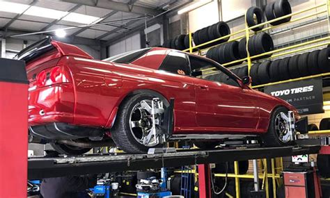 Fully Restored Nissan Skyline R32 Gtr In For Wheel Alignment In