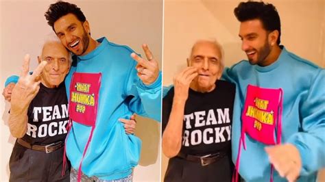 Ranveer Singhs 93 Year Old Nana Is Team Rocky Dances To Rrkpks