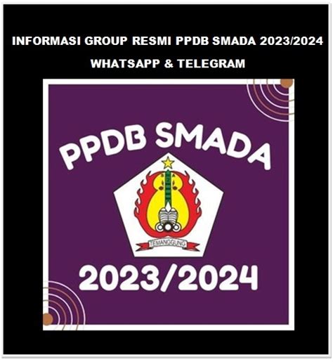 INFORMASI GROUP RESMI PPDB SMA NEGERI 2 TEMANGGUNG TAHUN 2023 2024