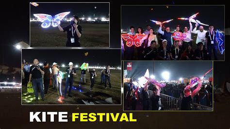 Kite Festival Night 2020 Remote Control Kites With Led Lights Youtube