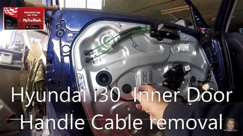 Hyundai I30 20072012 Inner Door Handle Cable Removal YouTube