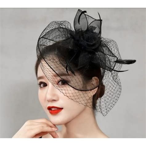 Jual Top Fascinator Hat Hiasan Rambut Aksesoris Kepala Pesta