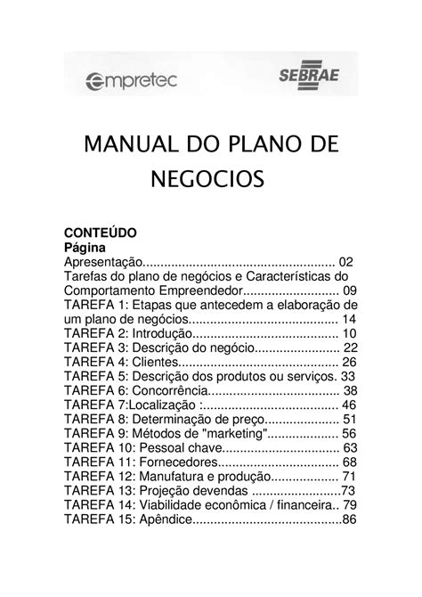 Plano do negocio1 - Apostilas - Administração Parte1 | Notas de estudo