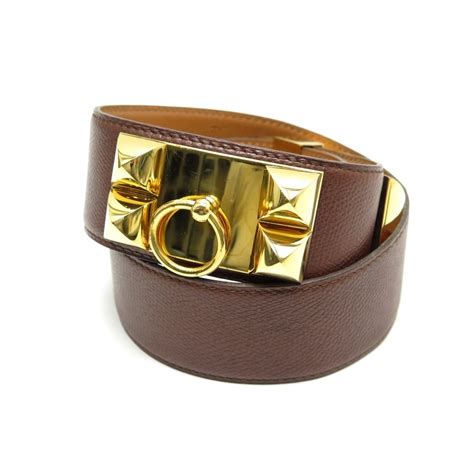 Ceinture Hermes Medor Collier De Chien T70 En