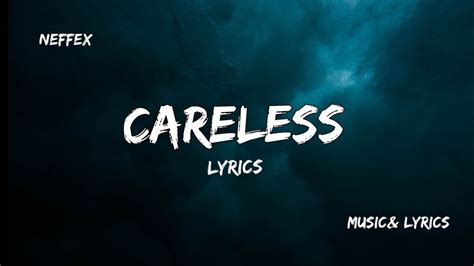 NEFFEX Careless Lyrics YouTube