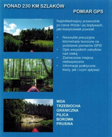 WDA PRUSINA TRZEBIOCHA PILICA PRZEWODNIK KAJAKOWY