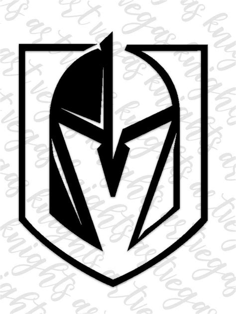 Las Vegas Golden Knights Vegas Knights Primary Logo Vinyl Decal