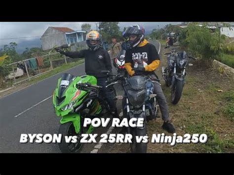 Pov Race Byson Vs Zx Rr Vs Ninja New Sunmori After Sahur Ride