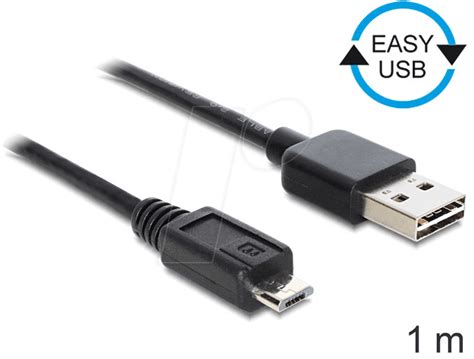 Delock Wtyczka Easy Usb Typu A Wtyczka Usb Typu Micro