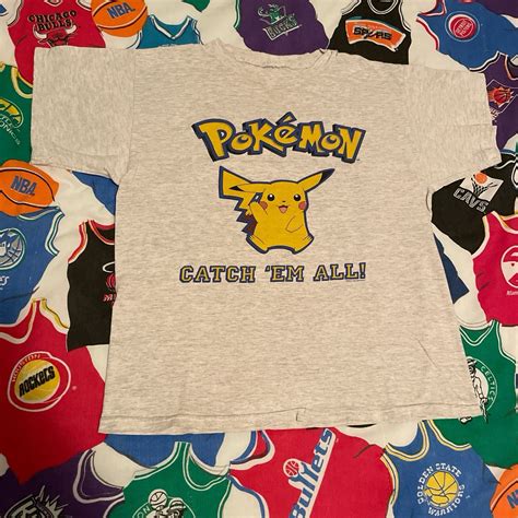 Vintage 1999 Pikachu Pokémon Catch ‘Em All Nintendo A… - Gem