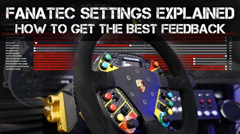 FORCE FEEDBACK SETTINGS EXPLAINED - How to get the Best Force Feedback ...