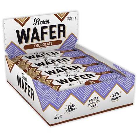 Protein Wafer Chocolate 12x40g Fra Näno Supps