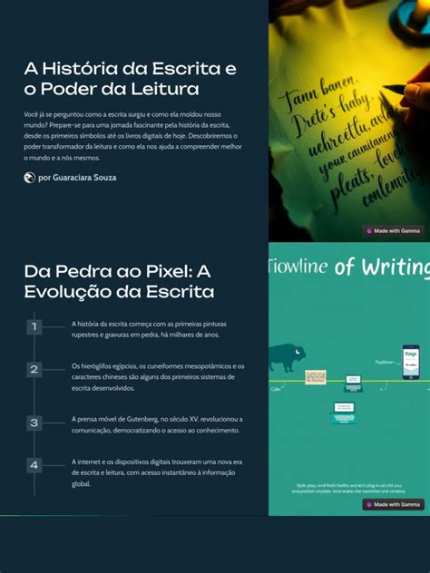 A Concepção Do Que É Leitura E Escrita Se Transformou - A Evolução da Escrita e Leitura | PDF | Escrita