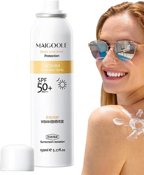 Sunscreen Spray for Face, Moisturizing Mist Sunblock, Broad Spectrum ...