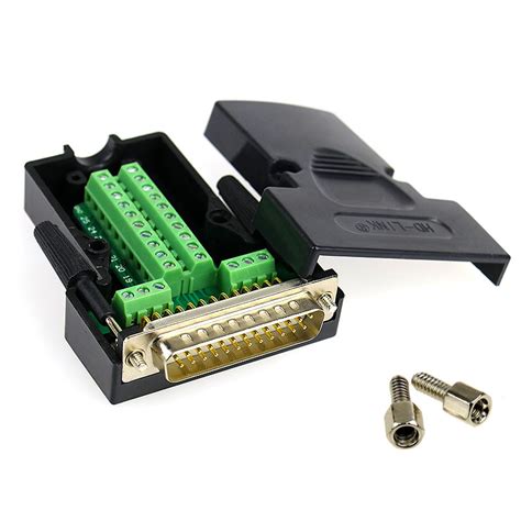 Db D Sub Pin Connectors To Terminal Blocks Adapter With Housing