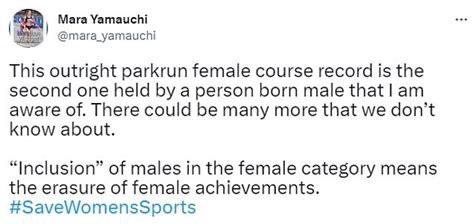 Trans Athlete Who Smashed Womens Parkrun Record Revealed Hot