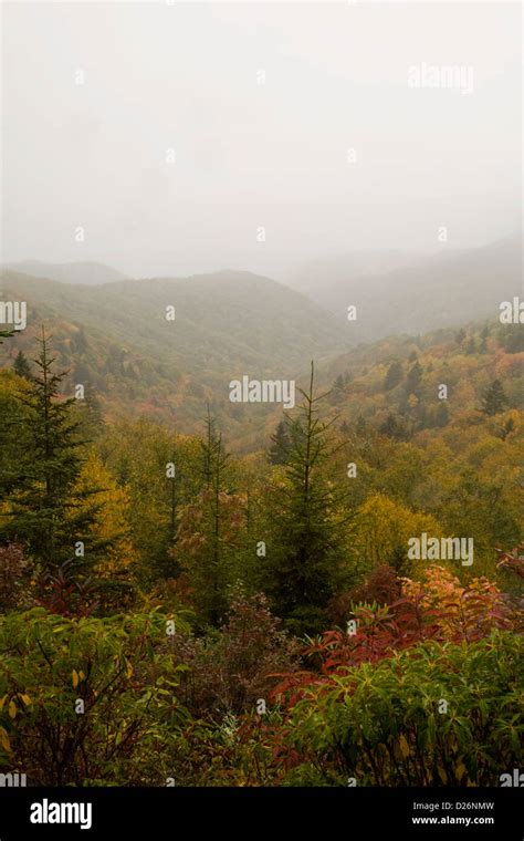 Autumn, Blue Ridge Parkway, NC Stock Photo - Alamy