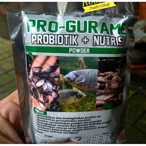 Jual Pro Gurame Gram Probiotik Untuk Ternak Ikan Gurame Di Kolam