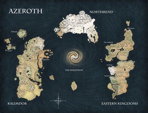 Map Of Azeroth