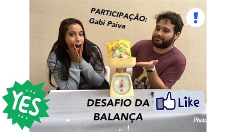 Desafio Da Balan A Youtube