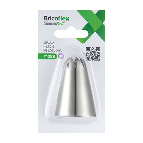 Bico De Confeitar Inox Gigante Flor Pitanga B Bricoflex Home