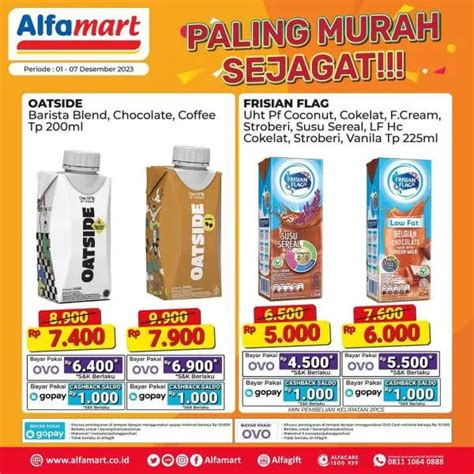 Promo Alfamart Paling Murah Sejagat Desember Lebih Murah