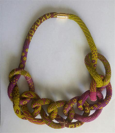 Beaded Rope Crochet Around Wih Size Seedbeads Inspired By