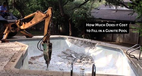 How Much Does It Cost To Fill In A Gunite Pool Love Gunite Pool