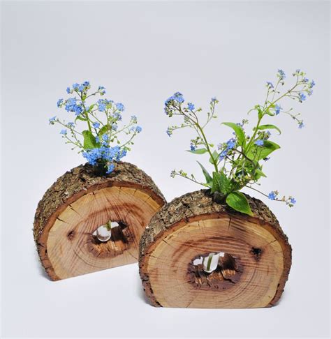 Holzvasen In 2024 Holz Vase Holzvase Holz Herz