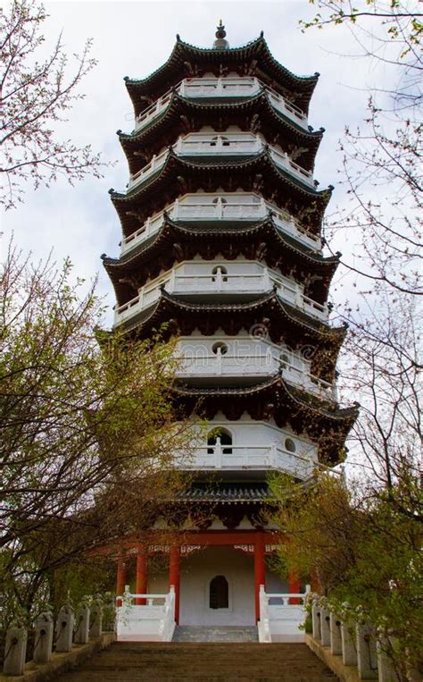 Chinese Antique Architecture Pavilion Tower Stock Image - Image of ...