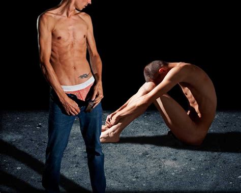 The Cold Moment Gay Art Male Art Nude Photo Print By Michael Taggart Photography Black Blue