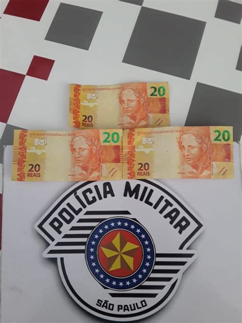 Polícia Militar apreende R 60 em notas falsificadas e prende rapaz em