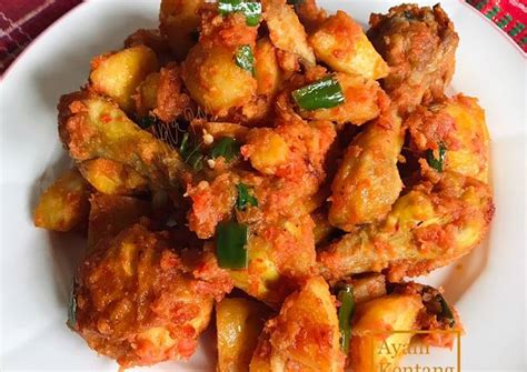 resep ayam kentang balado oleh novi rm cookpad