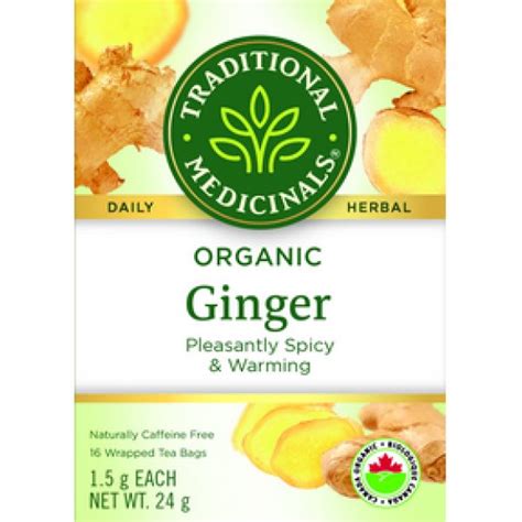 Traditional Medicinals Organic Ginger Tea Bags Your Health Food