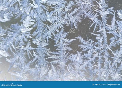 Frosty Crystal Formations stock photo. Image of seasonal - 18025712