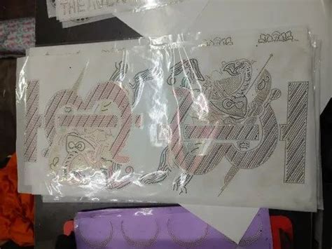 Gold Film Hot Fix Sticker Hot Fix Sequin Spangle Packaging Type Box Pack At Piece In Surat