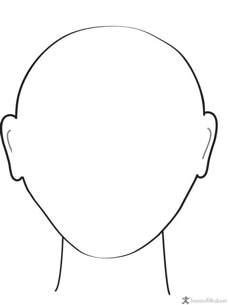 This Printable Blank Faces Is Free For You Today To Print Out Face