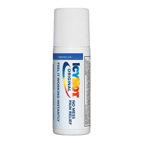Dầu xoa bóp giảm đau Icy Hot Original No Mess Pain Relief Roll On 73ml Shopee Việt Nam