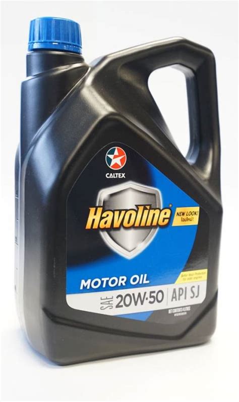 Havoline Motor Oil SJ SAE 20W 50 4L Products K L Distributors