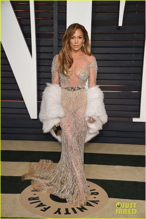 Jennifer Lopez Stuns In Sheer Dress At Oscars After Party 2015 Photo