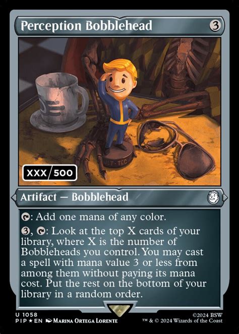 Perception Bobblehead-serialized, Fallout:Foil (PIP) Price History