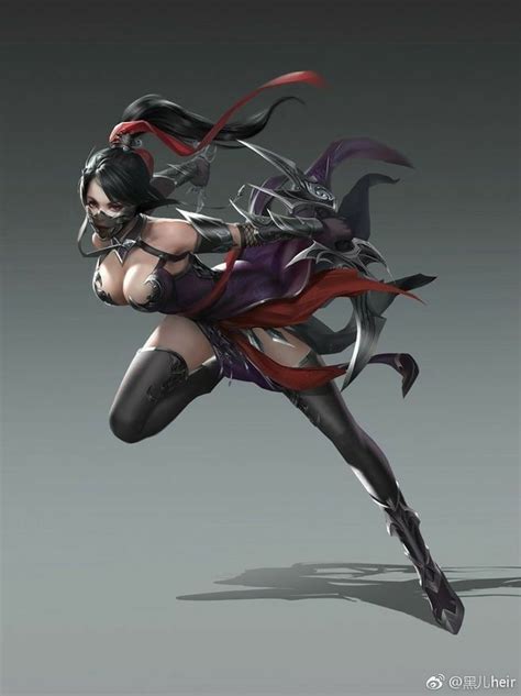 Kunoichi Fantasy Character Design Fantasy Art Women Fantasy Female Warrior