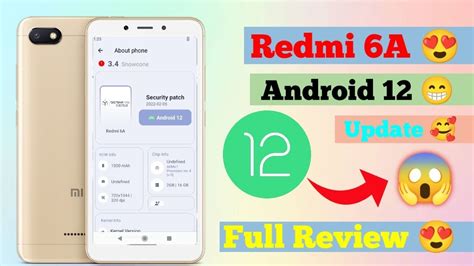 Redmi 6A Android 12 Update Full Review Redmi 6A Cactus Hang Problem